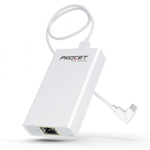 PROCET Gigabit PoE vers USB-C Convertisseur Adaptateur Ethernet jusqu'à 60 W pour Echo Hub, iPad Pro, Surface Go, Galaxy Tab, Ordinateur Portable, Home Assistant, Enceinte connectée, VR Quest (LEDCET POE LIMITED, neuf)