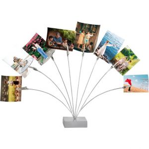JYNVO Support Photo Bureau 8-Branches Arbre Style, Porte Carte Postale Memo Clips, D&eacute;coration Table pour Photos de Voyage, Cadeau Souvenir (ROBFLOR MARKET CARS, neuf)