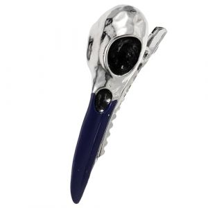 Veemoon Pince &agrave; Cheveux Gothique Halloween de Cr&acirc;ne de Corbeau, Accessoire Squelette Noir pour F&ecirc;te Cosplay, Clip Cheveux Femme pour D&eacute;guisement et Soir&eacute;e &agrave; Th&egrave;me (Quiet Window, neuf)