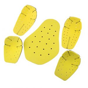 Sharplace Ensemble de Kit de Protection Moto 5 Pièces, Accessoire Doublure Amovible en Mousse, Protection Épaules, Coudes, Dos pour Motard (RT Technology, neuf)