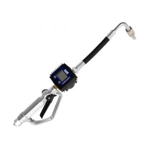 AOOUNGM Pistolet à huile électronique, haute précision, buse diesel avec écran LCD, pistolet de distribution pneumatique avec articulation rotative, pistolet à huile électronique avec 2 piles (HLGYJH, neuf)