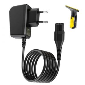 Chargeur 5.5V Compatible avec Karcher WV50, WV60, WV70, WV2, WV1 Plus, WV-2 Plus, WV-2 Premium, WV5, WV5 Plus N, WV Black Edition, Adaptateur Secteur avec C&acirc;ble de 1.5m, Chargeur Nettoyeur Lave Vitres (shenzhenshiqiuchunmaoyiyouxiangongsi, neuf)