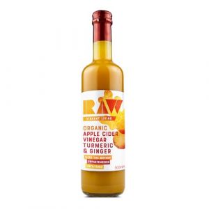 Raw Health Raw Health M&eacute;lange de vinaigre de cidre de pomme brute, curcuma et gingembre, 500 ml (ChristopherParker, neuf)