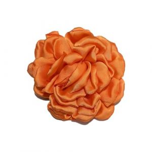 Broches Délicates En Forme De Pivoine Rose Délicate Classique Pour Fête De Mariage Danse Banquet Pour Femme Épinglettes Robe Costume Vêtements Accessoires Bijoux Cadeaux De Noël 95 mm (Orange) (kokomao, neuf)