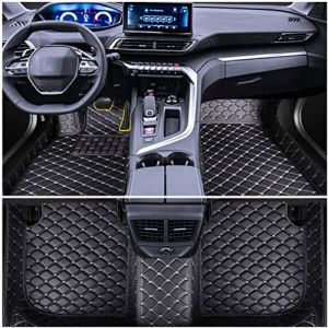 Muchkey Tapis de Sol Voiture pour BMW pour X5 2000-2024 Personnaliser Tapis Imperméables Anti-Dérapants Moquettes Noir Beige (Muchkey, neuf)