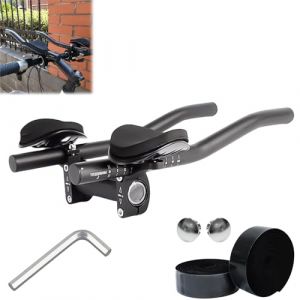 HOMURY Guidon a&eacute;rodynamique antid&eacute;rapant pour v&eacute;lo - R&eacute;glable pour Triathlon et V&eacute;lo de Course - TT (CAUSEWAY CONSTRUCTINO, neuf)