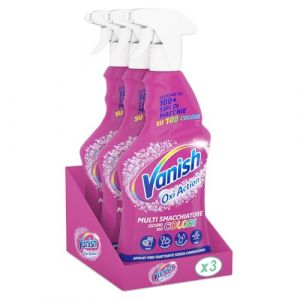 Vanish Oxi Action Multi Détachant Spray Pré-Tractant Sans Eau de Javel, 3 Boîtes de 725 ml de Multi Détachant Spray Pré-Traitant Sans Eau de Javel (Global Dream ⭐⭐⭐⭐⭐RETOURS SANS FRAIS, neuf)