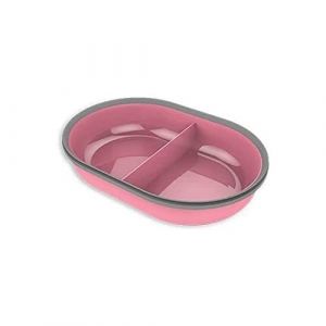Sure PetCare | Bol Double SureFeed, Compatible avec Le Distributeur de Nourriture à Puce électronique avec Couvercle hermétique Sure Petcare SureFeed, Garde Les Aliments humides et secs Frais, Rose (Sure Petcare, neuf)