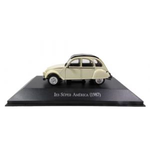 OPO 10 - Voiture Miniature 1/43 Compatible avec IES 2CV Super America 1987 - Citroen 2 CV - AQV29 (Jumajo, neuf)