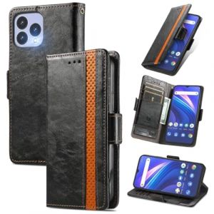 MOJIA Coque pour Cubot P80 / Wiko T60, PU Housse Pochette Antichoc et Anti-Rayures Fonction Stand Rabat de Portefeuille Etui with Card Hold. Le Noir (Shangnai, neuf)