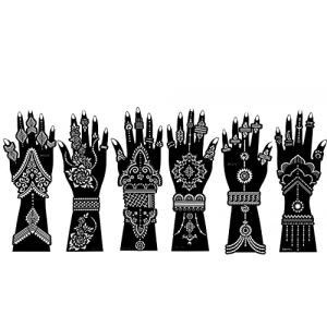 beyond Tami Lot de 6 pochoirs de tatouage pour mains et bras (Beyond Perfection, neuf)
