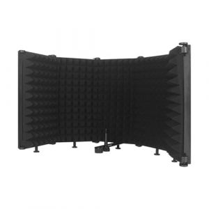 Bouclier d'isolation de Microphone, Réduction du Bruit de Bouclier de Micro, Prévention des Pulvérisations, Panneaux Acoustiques d'absorption Acoustique, Couverture Insonorisée (salmueu, neuf)