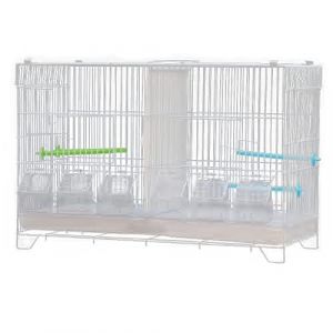 XUANYU Cage d'élevage pour Oiseaux Solid Cage Oiseau sur Pied Voliere Oiseaux Interieur/Exterieur Cage Oiseau Volière Oiseaux pour Perruche Canari (Blanc 39.5 * 26 * 60 cm) (XUASHW, neuf)
