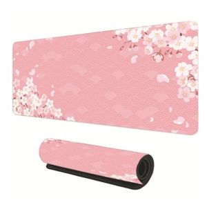 Sous-Main, Tapis de Bureau Antid&eacute;rapant, Tapis de Souris, Protection de Bureau Antid&eacute;rapante, Sous Main pour Maison, 90&times;40cm (Rose 90 * 40cm) (Lokfoo Direct, neuf)