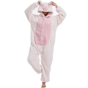 LATH.PIN Adulte Kigurumi Pyjama Unisexe Anime Animal Costume Cosplay D&eacute;guisement Combinaison Onesies Ensembles de Pyjama Panda V&ecirc;tements de Nuit Sleepwear (Mescara, neuf)