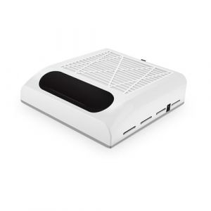 Aspirateur Ongle, 80W puissant collecteur de poussi&egrave;re d'ongle r&eacute;glable aspirateur de vernis &agrave; ongles Gel Machine de manucure outil de Salon d'art d'ongle(80W White) (JingHaiZhiJiaShiPin, neuf)