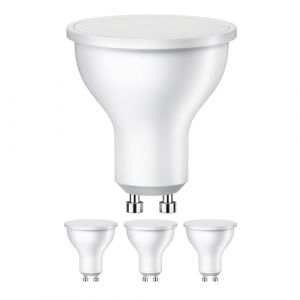 ledscom.de 4 ampoules LED GU10, PAR16, blanc chaud (2800 K), 0,5 W, 49lm, 100°, mates (LEDs Com GmbH, neuf)