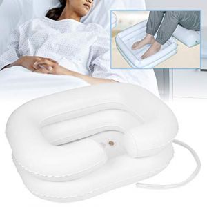 TARSHYRY Basin Gonflable des Cheveux, Shampooing Portable Bol à Cheveux Lavage de Berceau de Soins aux Patients Placés au Lit au Lit du Patient (Bac à shampoing moyen) (Mateisy, neuf)