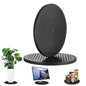 2 Pcs Plateau Tournant, Support De Base Rotatif Pour Plateau Tournant À Plate-forme Tournante À 360 ° Pour Moniteur Tv Hot Roulement Base De Plaque Tournante Plateau Tournant Tv Plateau Universel Rond (Guidre, neuf)