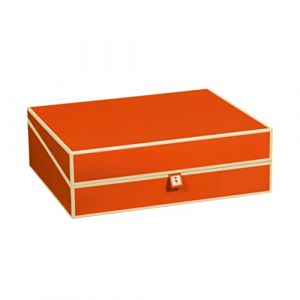 Semikolon 352588 Bo&icirc;te &agrave; documents - Bo&icirc;te de rangement pour documents A4-31,5 x 26 x 10 cm - orange orange (SEMIKOLON GmbH, neuf)