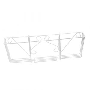 ANDRESLAD 1 support mural pour pot de fleurs en fer support carr&eacute; pour pot de fleurs jardini&egrave;re en (Qiuiun, neuf)