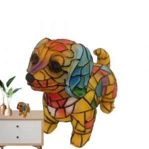 Ylnailky Lampe De Table En R&eacute;sine,Lampe de Chevet D&eacute;corative en R&eacute;sine LED | &Eacute;clairage de Nuit Artisanal Vintage D&eacute;corations Bureau pour Chevet Chambre (yuanler, neuf)