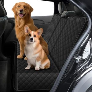 Shenkon Tech 137x126cm Housse Si&egrave;ge Voiture Chien Protection Imperm&eacute;able Qualit&eacute; Sup&eacute;rieure,Prot&egrave;ge des Rayures Taille Universelle Protection Siege Voiture pour Chien, Animal de Compagnie (Medtop Innovation Hub, neuf)