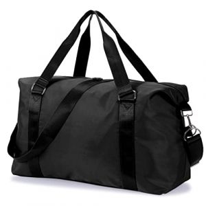HAWEE Sac de Voyage Femme Homme 32L Grand Sac de Sport Pliable Sac Weekend Etanche Duffle Bag pour Gym Fitness Voyage Camping Natation Yoga (HAWEEDEAL, neuf)