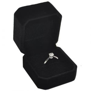 Heyumybit Bo&icirc;te &Agrave; Bagues en Velours,Ecrin Bague,Boite Bague Fiancaille,Boite Cadeau Bijoux,Boite Alliance Mariage pour Bagues,Fian&ccedil;ailles,Mariage,Anniversaire (Heyumybit, neuf)