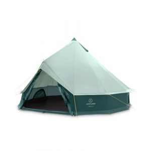 JUSTCAMP Bell 8 Tipi Tente - Tente de Camping ext&eacute;rieure 8 Personnes/Places (Jusqu&rsquo;&agrave; 10), 4 Saisons, familiale, imperm&eacute;able, Premium XXL g&eacute;ante - 4 x 4 x 2,5 m - 12,5kg - Menthe (amago GmbH, neuf)