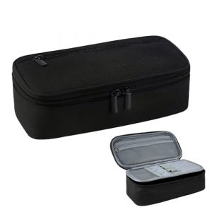 CNMTCCO Trousse &agrave; crayons 5 compartiments, grande capacit&eacute;, grande taille, trousse pour adolescent, unisexe, Noir , Grande trousse &agrave; crayons (Alripspart O&Uuml;, neuf)