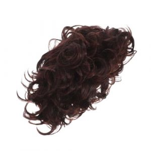 Hemobllo Perruque Courte Boucl&eacute;e Pour Homme Toupet Afro Fibre R&eacute;sistante D&eacute;coloration Style Masculin Adapt&eacute; Pour Halloween Et Jeux De R&ocirc;le (Leopolerd, neuf)