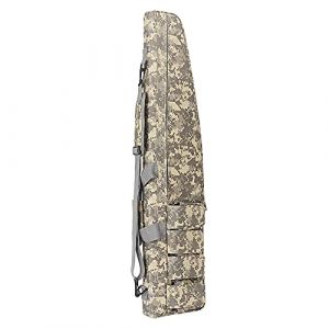 DFANCE Tactique Long Fusil Carrier Fourreau Sac,Fusil de Chasse Rembourée Sac Tactical Double,Multifonction Housse de Protection pour Fusils,Oxford pour Transport Arme,ACU,120CM/47.2IN (LLM Quality shop, neuf)