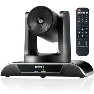 Tenveo PTZ Caméra de Conférence Zoom Optique 3X USB3.0 HDMI Caméra de Vidéoconférence 1080P 60FPS Streaming Webcam Fonctionne avec Skype/Zoom/Teams/OBS pour Réunion Eglise Education Médical (TENVEO, neuf)