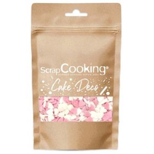 Pot de Coeurs en sucre - Blanc - 40 g (Youdoit, neuf)