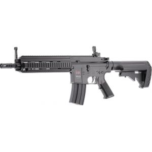 Mitraillette airsoft &eacute;lectrique puissante de marque Heckler & Koch - Inclus chargeur, c&acirc;ble et pochette - Puissance de tir maximale 0,5 Joule (PRO-EQUIPEMENT, neuf)