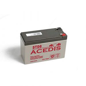 ACEDIS Batterie Plomb Rechargeable 12v / 7,6Ah Float Tube (point energie, neuf)