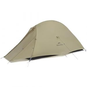 Naturehike Cloud Up Pro Tente ultralégère 2024 mise à niveau 1,2 kg (tous les accessoires inclus), tente double pour 1 personne, pour vélo, camping, randonnée, autonome, construction (kaki - simple) (Windhike Store, neuf)