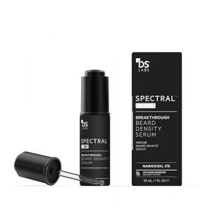 DS LABORATORIES Spectral.BRD S&eacute;rum Pousse Barbe Hommes, Acc&eacute;l&egrave;re Croissance, Densifie Barbe, R&eacute;duit Irr&eacute;gularit&eacute;s, Barbe Plus &Eacute;paisse, Compl&egrave;te (Salustore, neuf)