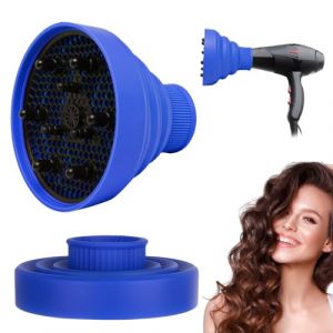 YOFDAL diffuseur cheveux boucl&eacute;s diffuseur seche cheveux diffuseur cheveux boucl&eacute;s Pliable,Accessoire Pour Embout Diffus&eacute;ur Seche Chev&eacute;ux,Pour Coiffer Les Cheveux Boucl&eacute;s ou Ondul&eacute;s (Stivenimallmass O&Uuml;, neuf)