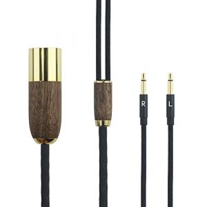 C&acirc;ble XLR sym&eacute;trique m&acirc;le 6N OCC en cuivre plaqu&eacute; argent &agrave; 4 broches XLR 4 broches compatible avec Meze 99 Classics, pour casque Meze 99 Neo avec coque en bois de noyer (Ablet Eu, neuf)