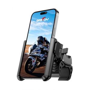 Grefay Support T&eacute;l&eacute;phone V&eacute;lo Support T&eacute;l&eacute;phone Moto [ Lib&eacute;ration Rapide en 1S ] Support Telephone Trotinette Electrique, Support Telephone Scooter pour iPhone 17/16/15/14/13 Pro Max Plus (Hakeey, neuf)