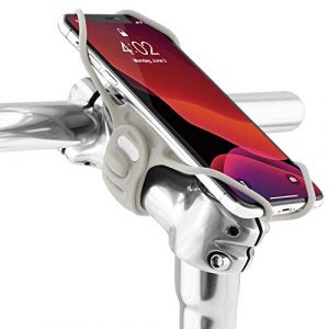 BONE Support de téléphone pour vélo, Support de téléphone Universel pour Potence, Support de téléphone Ultra léger pour vélo, Support de téléphone pour vélo pour téléphones de 5,8" à 7,2" - Gris (Bone FR, neuf)