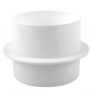 Yuanpgky Clapet anti-retour rond en PVC blanc pour hotte de cuisine, salle de bain, cuisine, extracteur d'air (100 mm) (Yuandakai, neuf)