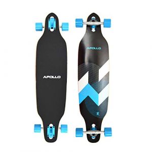 Apollo Longboard Matei, édition spéciale, Board Complet avec roulements à Billes ABEC Haute Vitesse y Inclus Jeu de clés en T, Drop Through, Freeride, Skate, Cruiser Boards (Vevendo, neuf)