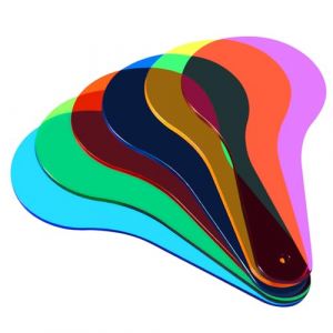 CVUTOVO Lot de 6 de Couleurs Éducatives pour Garçon et Filles Filtres Scientifiques Jouets de des Couleurs Équipement d'Expérimentation Optique Activités Scolaires (Hujiatec, neuf)