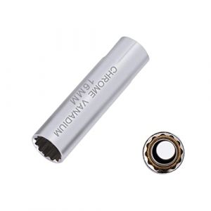 Clé à Bougie D'Allumage,iSpchen 16 Mm Clé De Retrait De Bougie D'Allumage Douille De Bougie D'Allumage Magnétique Clé à Douille à Paroi Mince pour Bougie D'Allumage pour Voiture,Camion,Moto (ZARAUE, neuf)