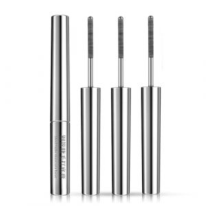 Zkyo Mascara Transparent Pour Cils, Zkyo Mascara Marron Essence Tubing Waterproof, Steel Tube Eyelash Mascara Primer, Zkyo Tubular Eyelash Primer, Waterproof Marron Curling Mascara Tubing (3PC) (xiaxiappa99, neuf)