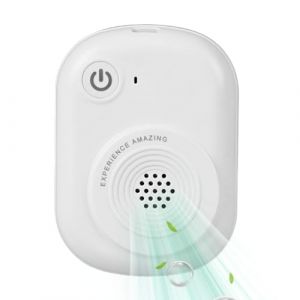 CLENDOR Mini D&eacute;sodorisant Frigo, Purificateur St&eacute;rilisateur d'Air, G&eacute;n&eacute;rateur Ozone, Destructeur Odeurs, Anti Bact&eacute;ries, Clip de fixation, USB, pour Maison, Animaux, Placard, r&eacute;frig&eacute;rateur, voiture (763 Corp., neuf)