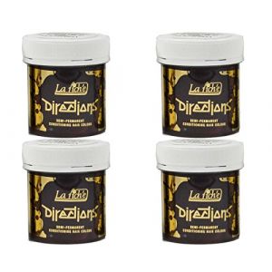 4 x La Riche Directions Semi-Permanent Hair Color 88ml Tubs - VERMILLION RED (Jaks Beauty Parlour, neuf)
